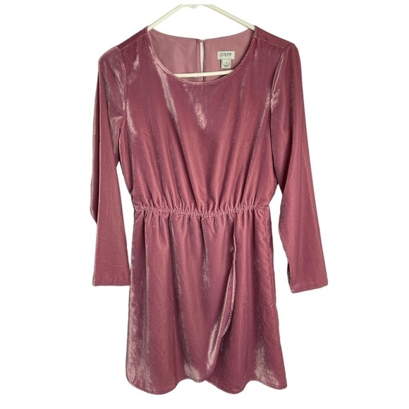 J Crew Factory Velvet Dress - Picture 1 of 12